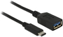 Fordító USB3.1 Type-C Male - USB3.1 A Fem. adapter Delock 65634