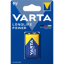 Elem 9V 6LR61 Longlife Power 1 db/csomag, Varta