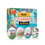 Radír, flamingó, 36 db/display, Silka