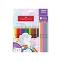 Faber-Castell Unikornis 18+6 db hatszögletű színesceruza készlet matricával