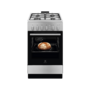 Electrolux LKG504011X Inox, szabadonálló, gáz, főzőzóna: 4, sütő:57L, grill, tűzhely