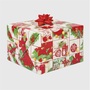 IRIS Karácsonyi tekercses csomagolópapír, 200x70cm, különböző mintákkal, 60g/m2