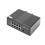 DIGITUS DN-651113 7x GbE Lan port 1x PD Lan port PoE 30W nem menedzselhető ipari switch