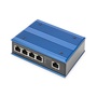 DIGITUS DN-651118 4x GbE Lan port 1x uplink port nem menedzselhető ipari switch