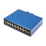 DIGITUS DN-651159 16x GbE Lan port 2x SFP port PoE 280W menedzselhető ipari switch