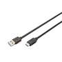 DIGITUS High Speed 2.0 USB type A - USB type-C kábel 3m