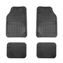 Carguard 55835A 68 x 44cm, 44 x 34cm PVC fekete univerzális autós gumiszőnyeg szett