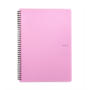 Oxybag Pastelini Pink A4 60 lapos vonalas spirálfüzet