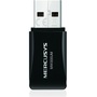 Mercusys MW300UM 300Mbps vezeték nélküli fekete USB adapter