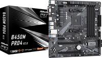 AL Asrock B450M PRO4 R2.0 sAM4 B450 DP HDMI DSUB mATX