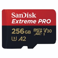 SDmicro 256Gb Sandisk Extreme PRO UHS-I A2 SDSQXCD-256G-GN6MA