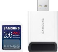 SD 256Gb Samsung SDXC PRO Ultimate+USB adapter MB-SY256S/WW