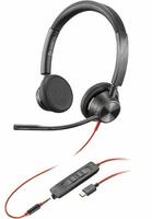 Fejhal +mikrofon Plantronics BLACKWIRE 3325 USB-C/A 8X221AA