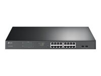 Switch TPLink TL-SL1218MP 16p PoE+ +2xGbE +2xGbE SFP