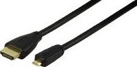 Kab Mon HDMI - micro HDMI 1.4 2m CVGB34700BK20