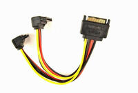 Kab Táp SATA 15 M -2x SATA F 15cm (L)alakú Gembird CC-SATAM2F-02