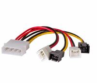 Kab Tápkábel 4 pin Molex - 2x3pin 12V / 2x3pin 5V 15cm AK-CA-34 Kab Tápkábel 4 pin Molex - 2x3pin 12V / 2x3pin 5V 15cm AK-CA-34