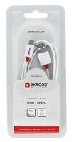 Kab USB3.1 C M- 2.0 A M 1m White Skross 72660