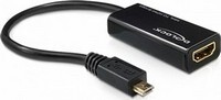 Fordító MHL M - HDMI M+USB Bmicro Delock 65314 Fordító MHL M - HDMI M+USB Bmicro Delock 65314