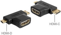 Fordító HDMI- A - HDMI - C + HDMI - D Delock 65446