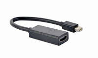 Fordító DP mini M - HDMI F Gembird Black  A-MDPM-HDMIF-02