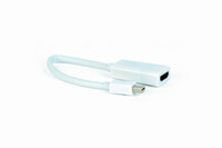 Fordító DP mini M - HDMI F Gembird White A-MDPM-HDMIF-02-W