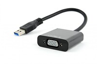 Fordító USB3.0 - VGA Gembird Black AB-U3M-VGAF-01