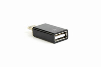 Fordító USB Type-C M - USB 2.0 A F Gembird Black CC-USB2-CMAF-A