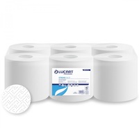 Kéztörlő 2 rétegű tekercses átmérő: 18 cm 100 % cellulóz 6 tekercs/karton 130 A Strong Lucart _861086J hófehér Kéztörlő 2 rétegű tekercses átmérő: 18 cm 100 % cellulóz 6 tekercs/karton 130 A Strong Lucart _861086J hófehér