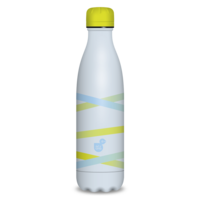 Fémkulacs duplafalú 500ml Ars Una Ribbon-yellow (5167) 22