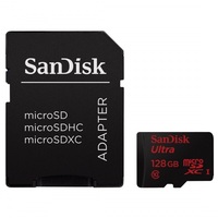 Sandisk 139733 128GB SD micro ( SDXC Class 10 UHS-I) Mobile Ultra memóriakártya adapterrel Sandisk 139733 128GB SD micro ( SDXC Class 10 UHS-I) Mobile Ultra memóriakártya adapterrel