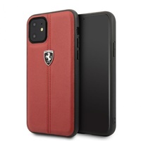 FERRARI iPhone 11 Pro Max függőlegesen csíkozott piros hátlap