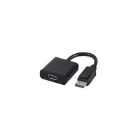 Gembird Displayport male to HDMI female 10cm fekete adapter kábel