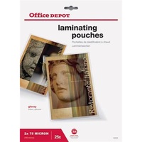 Office Depot A4 2x75mic 25db-os fényes lamináló fólia