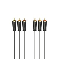 Hama 00205150 FIC AV 3rca-3rca 1,5m összekötőkábel