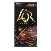 Douwe Egberts L`OR csokoládé Nespresso kompatibilis 10db kávékapszula