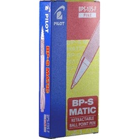 Pilot BP-S MATIC 12 db/csomag piros golyóstoll