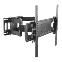 Stell SHO 4620 37"-70" VESA 600x400 kihúzható fali konzol