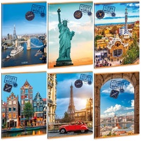 Ars Una Cities of the World 23 (5325) A4 extra kapcsos sima füzet Ars Una Cities of the World 23 (5325) A4 extra kapcsos sima füzet