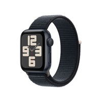 Apple Watch SE2 v2 GPS (40mm) éjfekete alumínium tok , éjfekete sport pánt okosóra