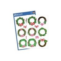 Avery 52295 2 ív koszorú karácsonyi papírmatrica Avery 52295 2 ív koszorú karácsonyi papírmatrica