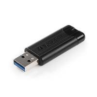 Verbatim 49318 Store`n`Go PINSTRIPE 64GB USB 3.0 fekete Flash Drive