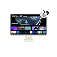 LG 27" 27SR50F-W, 1920x1080 IPS 16:9, 250cd/m2, 14ms, 2xHDMI/2xUSB/Bluetooth/AirPlay, hangszóró smart monitor