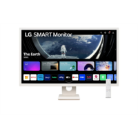 LG 31,5" 32SR50F-W, 1920x1080 IPS 16:9, 250cd/m2, 8ms, 2xHDMI/2xUSB/Bluetooth/AirPlay, hangszóró smart monitor