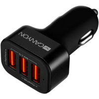 Canyon CNE-CCA06B Triple Mini univerzális autós töltő adapter fekete