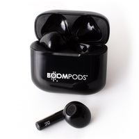 Boompods Compact Buds True Wireless Bluetooth fekete fülhallgató