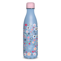 Ars Una 500 ml-es Pearl Blossom Blue 24 (5376) duplafalú fémkulacs