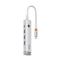 Baseus B00052801S11-00 UltraJoy 5in1 ezüst HUB Baseus B00052801S11-00 UltraJoy 5in1 ezüst HUB
