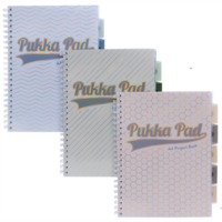 Pukka Pad Project Book Haze A4 PP 200 oldal vonalas spirálfüzet