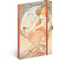 Realsystem Alphonse Mucha 5416 keményfedeles vonalas notesz